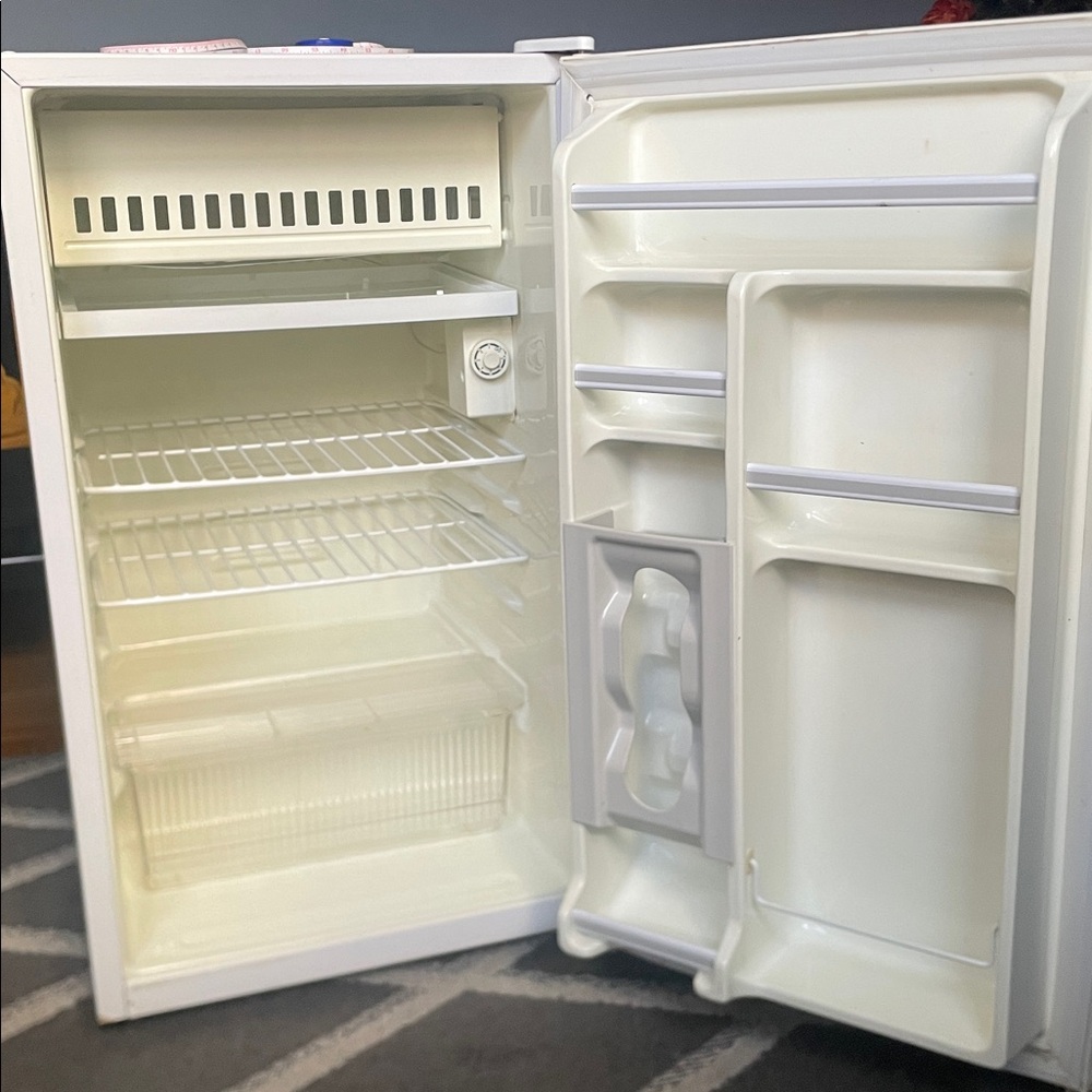 White Mini Fridge - Picture 2 of 2